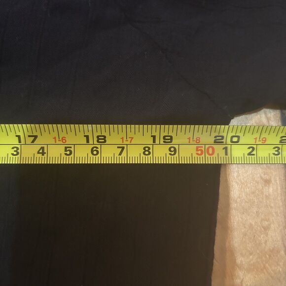 Angie Womens Black Rayon Multicolor Tunic-Sz L-Crochet Neck-Boho-Hippie-Festival - Picture 7 of 9